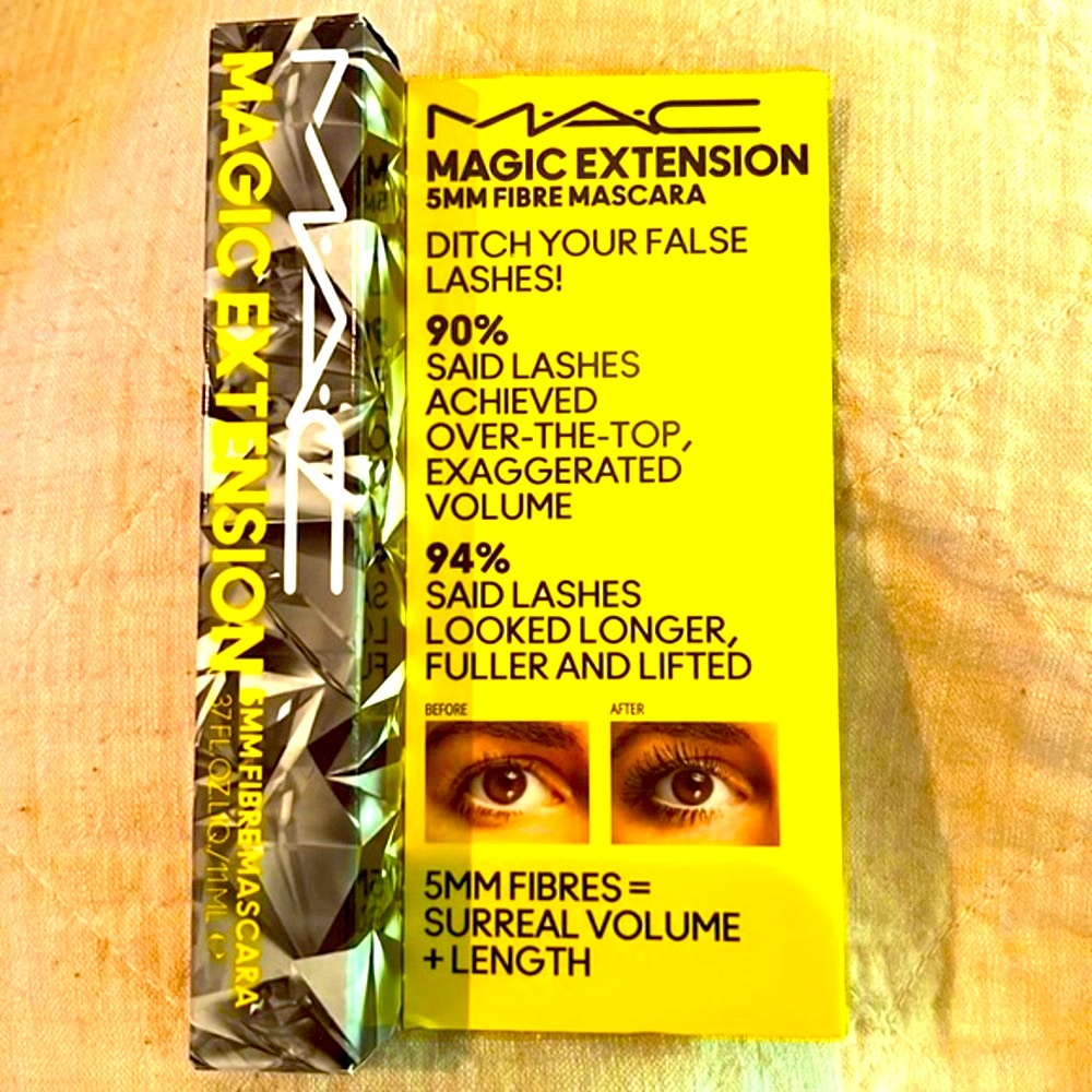MAC MAGIC EXTENSION 5mm FIBRE MASCARA Surreal Volume+Length FULL SIZE .37 Oz NIB